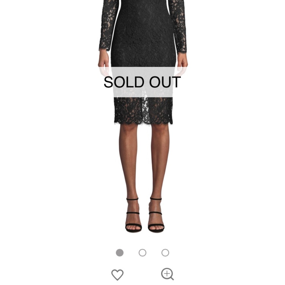 Bardot Midnight Lace Dress - L (10)